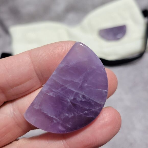 Cotton Eye Pillow, Eye Mask Amethyst - Picture 8 of 13